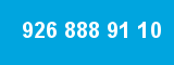 926 888 91 10 926 888 91 10